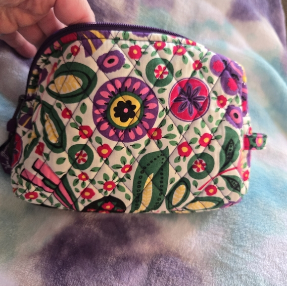 Vera Bradley Floral Quilted Cosmetic Bag - Picture 2 of 4
